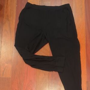 Eileen Fisher Black Track Pants Versatile Joggers With Pockets